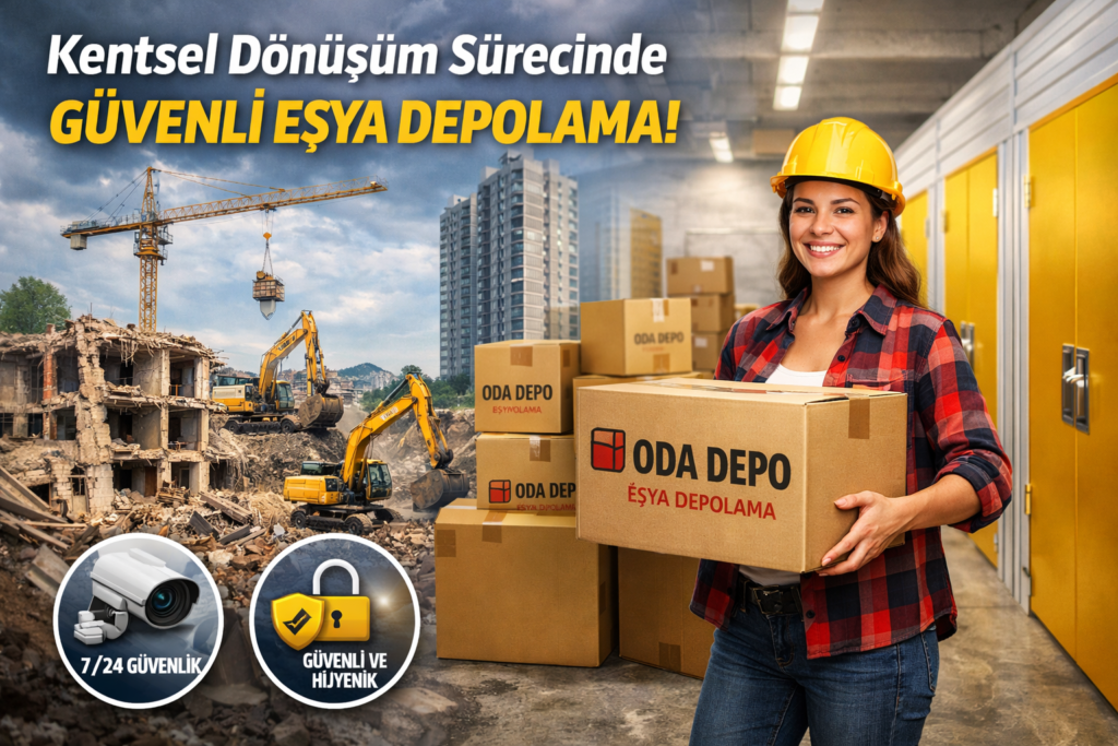 Kentsel Dönüşüm Sürecinde Eşya Depolama Kampanyası – Oda Depo